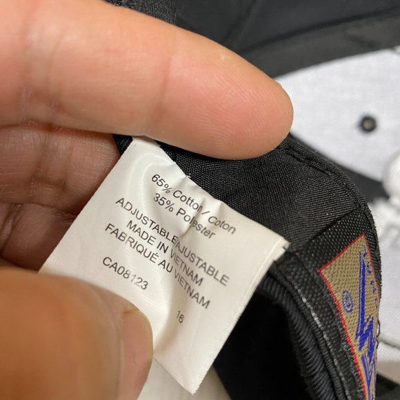 Vintage Baseball Hat Cap Strap Back Black Gray OE 955 Alberta Embroidered Logo - Picture 9 of 9